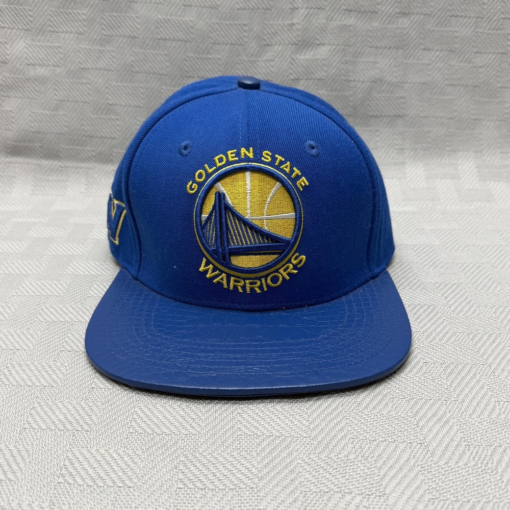 Golden State Warriors Hat Cap Strap Back‎ Mens Blue NBA Basketball Embroidered